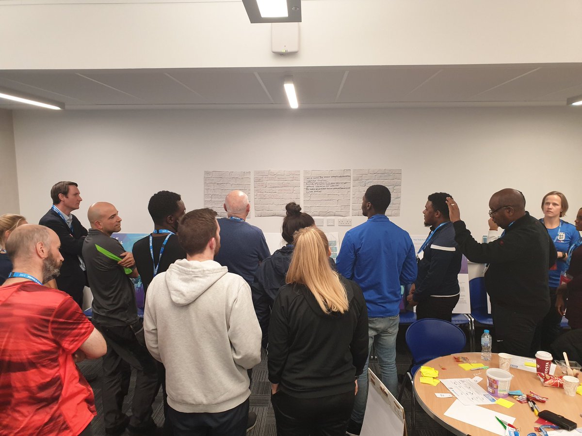 Attendees now discussing what are the barriers to females participating in football #femalefriendlyclub