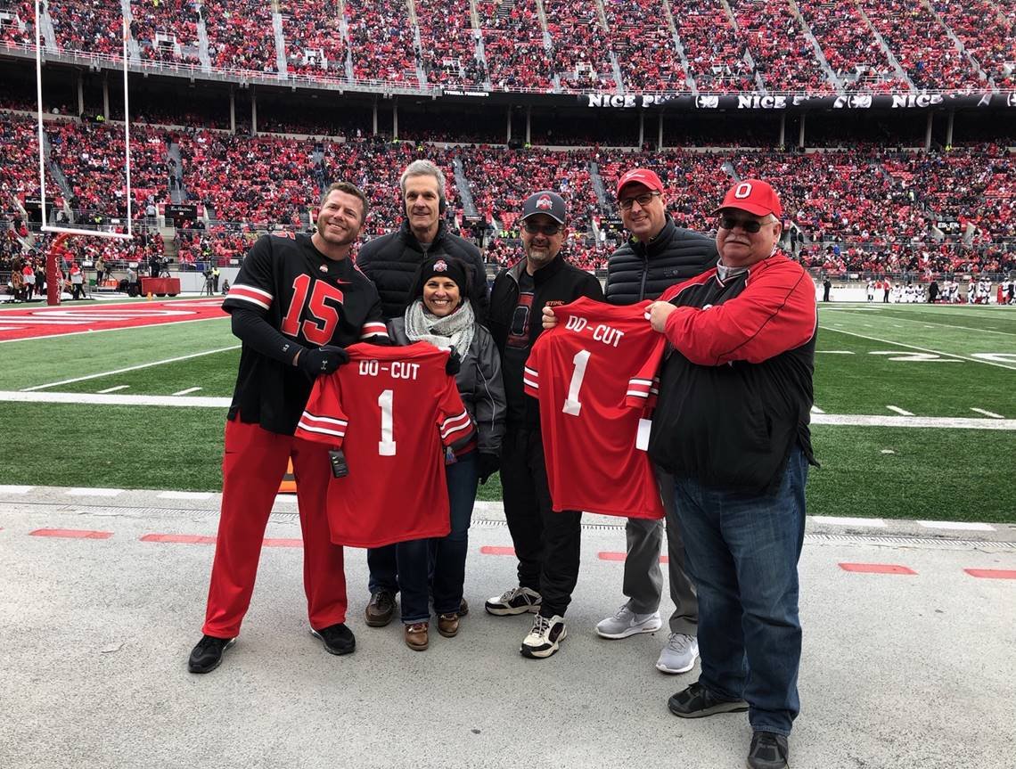 DoCutsEquipment's tweet photo. Thanks to everyone from "Small Business Spotlight" for an AWESOME day at the "shoe". Go Bucks!! #docut #smallbusinessspotlight https://t.co/UFRUlcvyTI