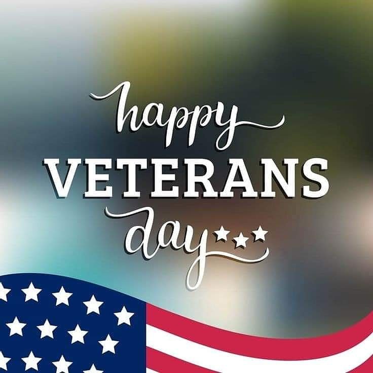 Happy Veteran's Day! Thank you for your service!