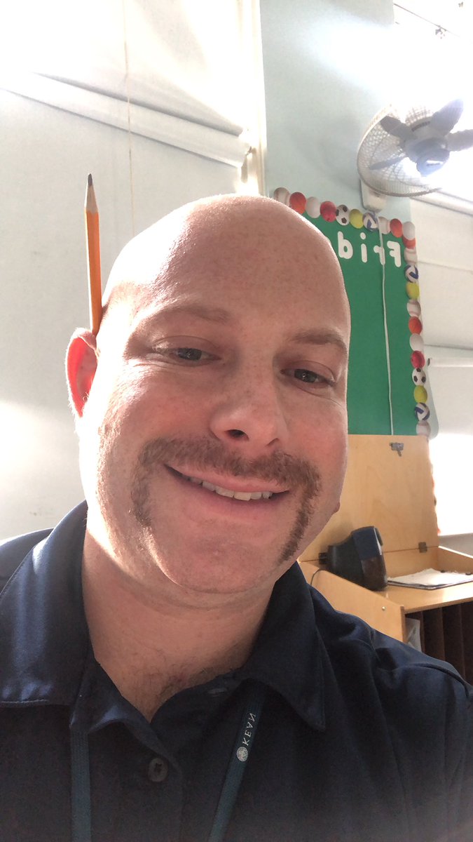 Here is the big reveal. The (almost) perfectly groomed horseshoe mustache for @Movember. I don’t think it suits me so I may have to change make it a little shorts. What do you think? @HeywoodMurphy @HeywoodSTEM @ops_district @Gerald_Fitzhugh #MensHealth #Movember #GoodToGreat