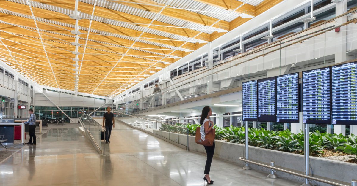 HOKNetwork's tweet image. Sea-Tac's Concourse D Annex has won @DBIANational's Award of Excellence as the year's best design-build project in #aviation!! Great honor for @SeaTacAirport and our partners @PortOfSeattle + @thebiggreenW - dbia.org/project/seatac…
