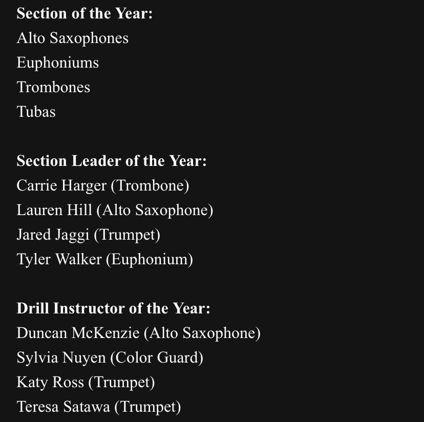 WMeUph's tweet photo. Euphs are up for section of the year and our very own Tyler Walker is up for section leader of the year! Make sure to vote BMB 🤗 https://t.co/RXdVV1Yp0X
