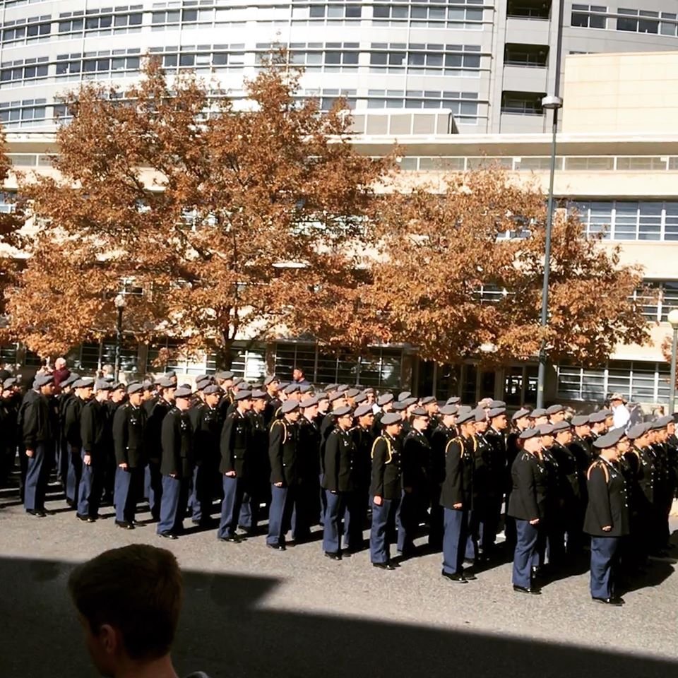 DenverNorthStar's tweet photo. Thank Denver North High School’s Junior Reserve Officer Training Corp (JROTC), which honored military veterans by marching in the Denver Veterans Day Parade on Saturday. https://t.co/XH9DBPbJ3X