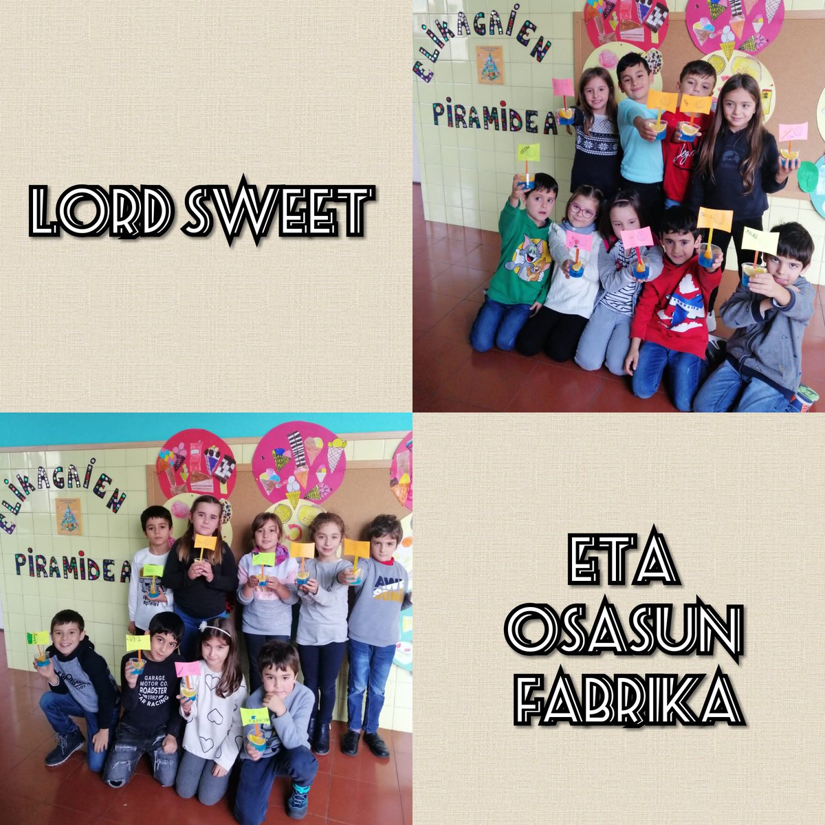 lasallesestao's tweet photo. LH2.mailako ikasleek erronka betetzea lortu dugu.Hemos conseguido convencer a Lord Sweet de hacer en su fábrica nuestro postre saludable. #proyectoconseguido #NCA #apor1nuevoreto #janariosasuntsua https://t.co/HbHNyO4Z6N