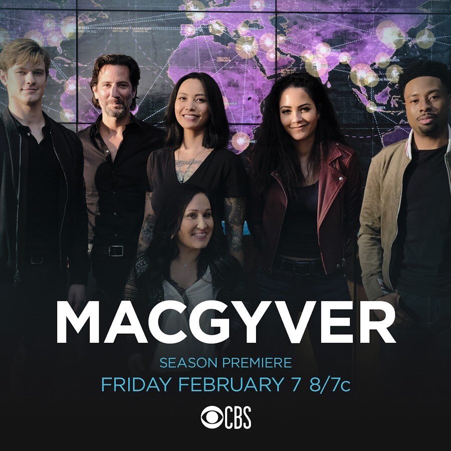 MacGyverWriters's tweet photo. Comin' in HOT!! Mac is back for Season 4! Official air date has been announced. Stay tuned @MacGyverCBS  #MacGyver #CBS https://t.co/9bwdiFEZAP