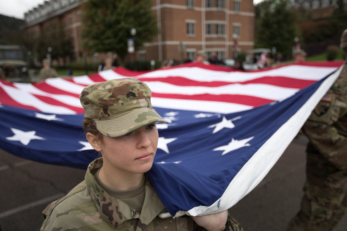 CalUGlobal's tweet photo. California University of Pennsylvania would like to thank each and every veteran for their tireless service to protecting us each and every day. #VeteransDay. https://t.co/8kG3K78JtL