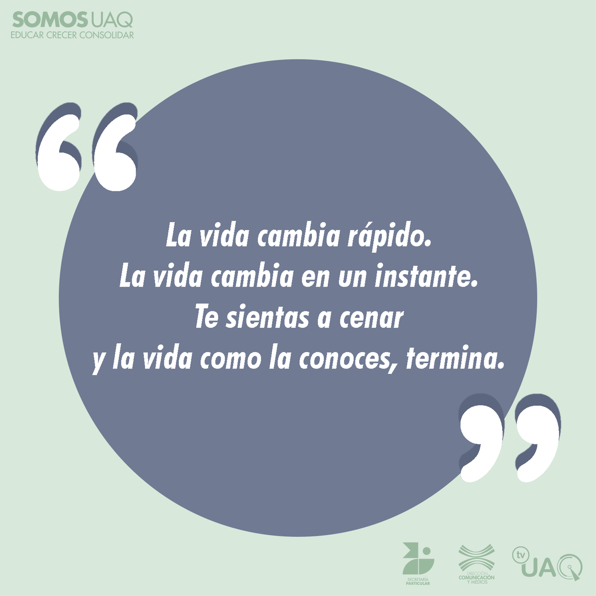 La Vida Cambia En Un Instante, Citas 120 Frases De La Vida Bonitas