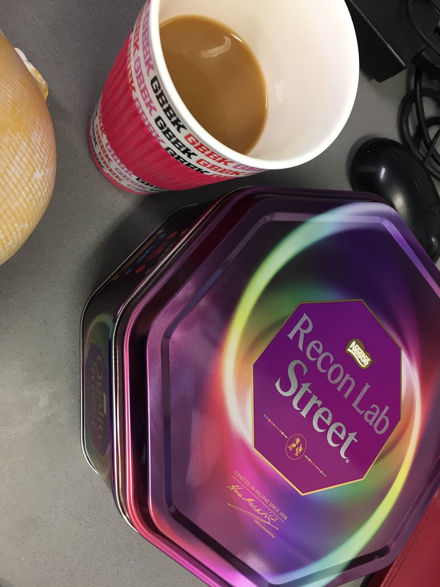 We’re enjoying our very own Reconstruction Prosthetics Lab <a href="/QualityStreetUK/">Quality Street®</a> personalised by our STP student. Thanks Misha! 👌🏻😋