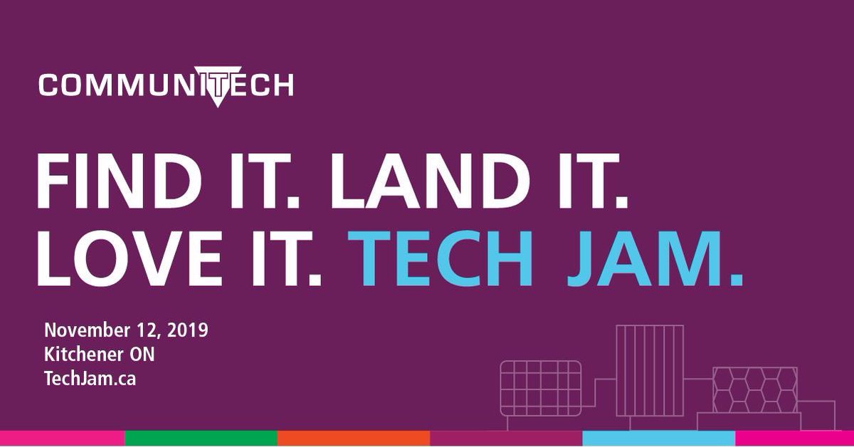 Live in the GTA? Stop by our @suopenhouse booth at @Communitech’s Tech Jam for your chance to win Elevate 2020 passes! Register for free: bit.ly/2p7gX26 #SOH2019 x #ElevateTechFest