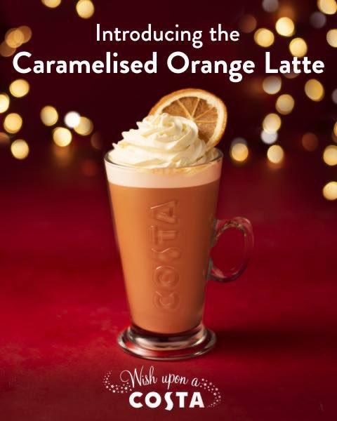 boigfootworld's tweet photo. @CostaCoffee What happened the caramelised orange latte this year, we are not amused. https://t.co/3bOX616VJO