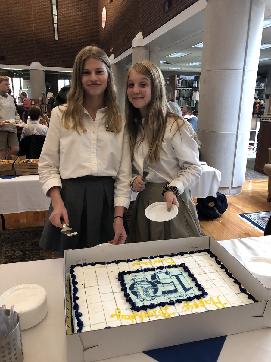 tabethasullens's tweet photo. Serving up some pizza on Shadow Day with some of my favorite colleagues and friends. Happy birthday, Sawney. #177 #webb150 #middleschooltransitiontoupperschool https://t.co/5VQWqVuZW6