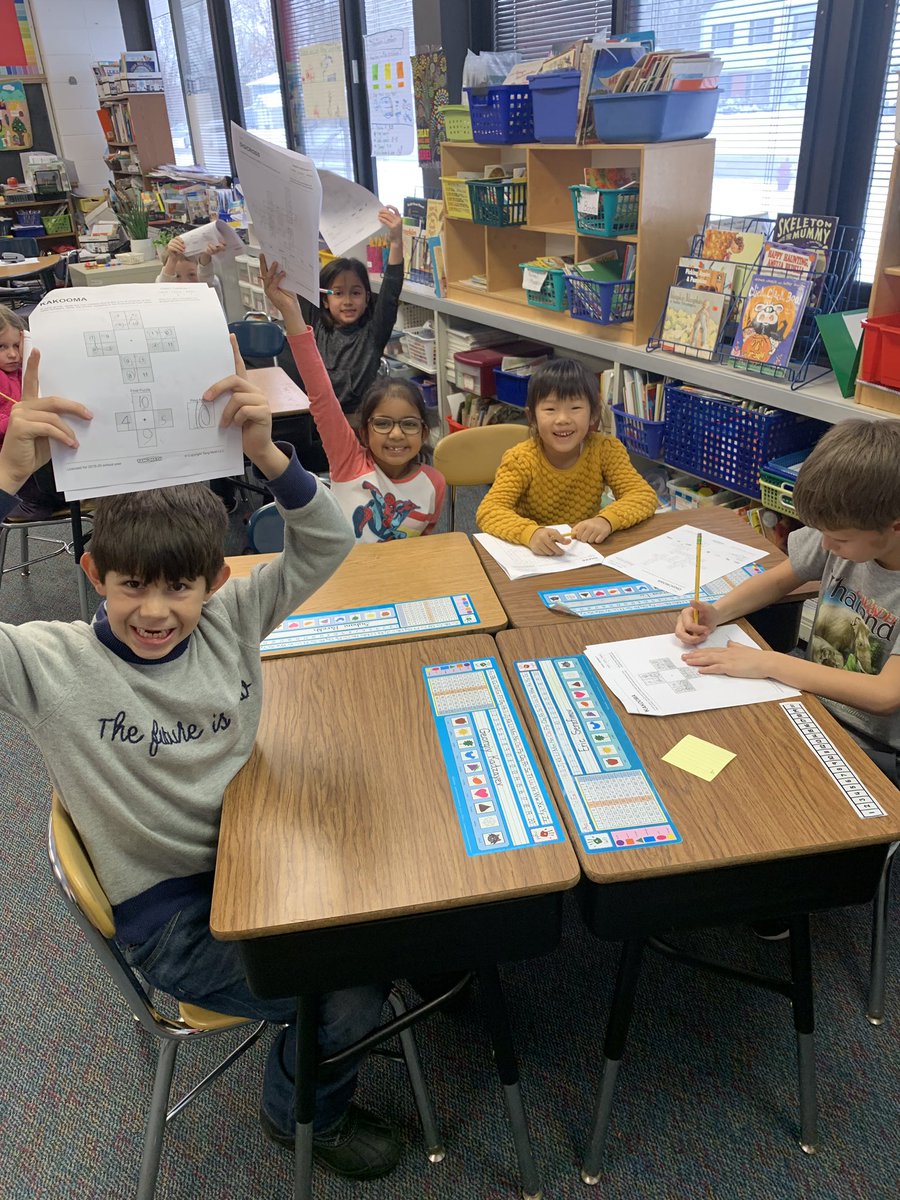JeanMcLoone's tweet photo. Focused fun for 15 min to develop fact fluency and flexibility with numbers! #numtanga #kakooma #snake Who loves @gregtangmath? Firsties in @plitberg @AHSD25Patton DO!!! https://t.co/4KetVqROPl