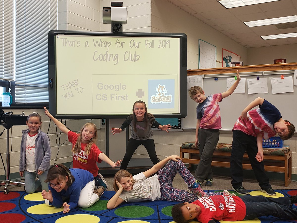 Allison Pendilhe (@apendilhe) on Twitter photo Last Coding Club of Fall 2019, minus a few students. We had some pro coders and some who never coded anything in their life. All had a blast, learned new things, and are trying to convince me to do Coding Club year round! ๐ <a href="/LovettsvilleES/">Lovettsville ES</a> <a href="/TextorisLCPS/">Linda Textoris</a> <a href="/AshleyBarkley/">Ashley BarkleyLCPS</a> Last Coding Club of Fall 2019, minus a few students. We had some pro coders and some who never coded anything in their life. All had a blast, learned new things, and are trying to convince me to do Coding Club year round! ๐ <a href="/LovettsvilleES/">Lovettsville ES</a> <a href="/TextorisLCPS/">Linda Textoris</a> <a href="/AshleyBarkley/">Ashley BarkleyLCPS</a>