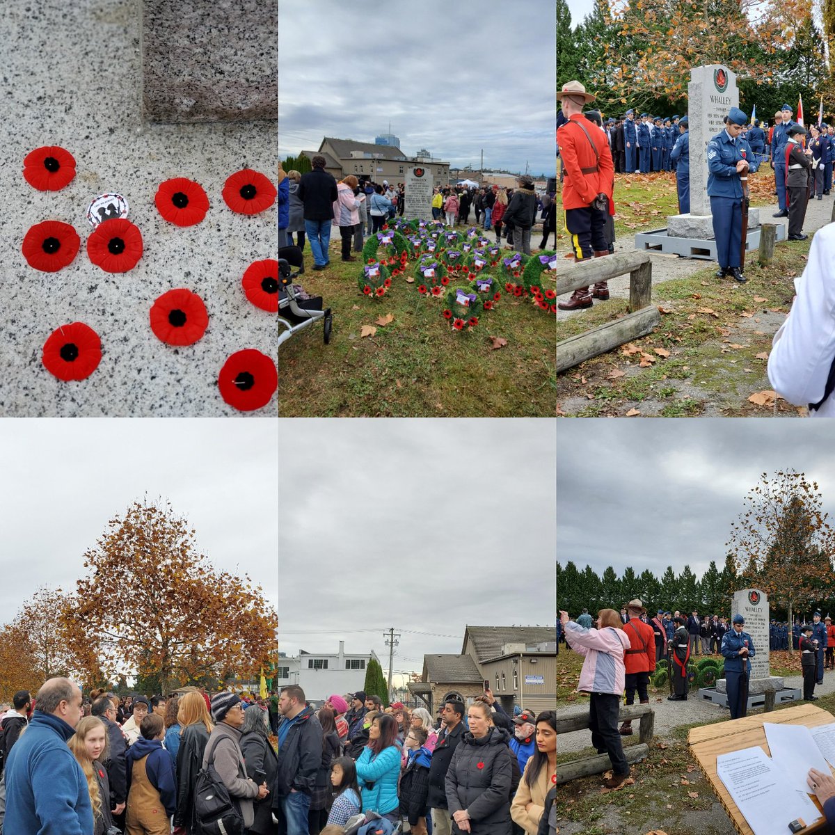 ohana_annie's tweet photo. Hundreds upon hundreds in Whalley. Standing together, no matter faith, creed, heritage. In fact, it was announced the Whalley legion ranked second only to one other town when it came to Poppy donations.@CityofSurrey
#ThePoppyBelongsToAllOfUs
#The4Fronts https://t.co/4ASpFD9poy