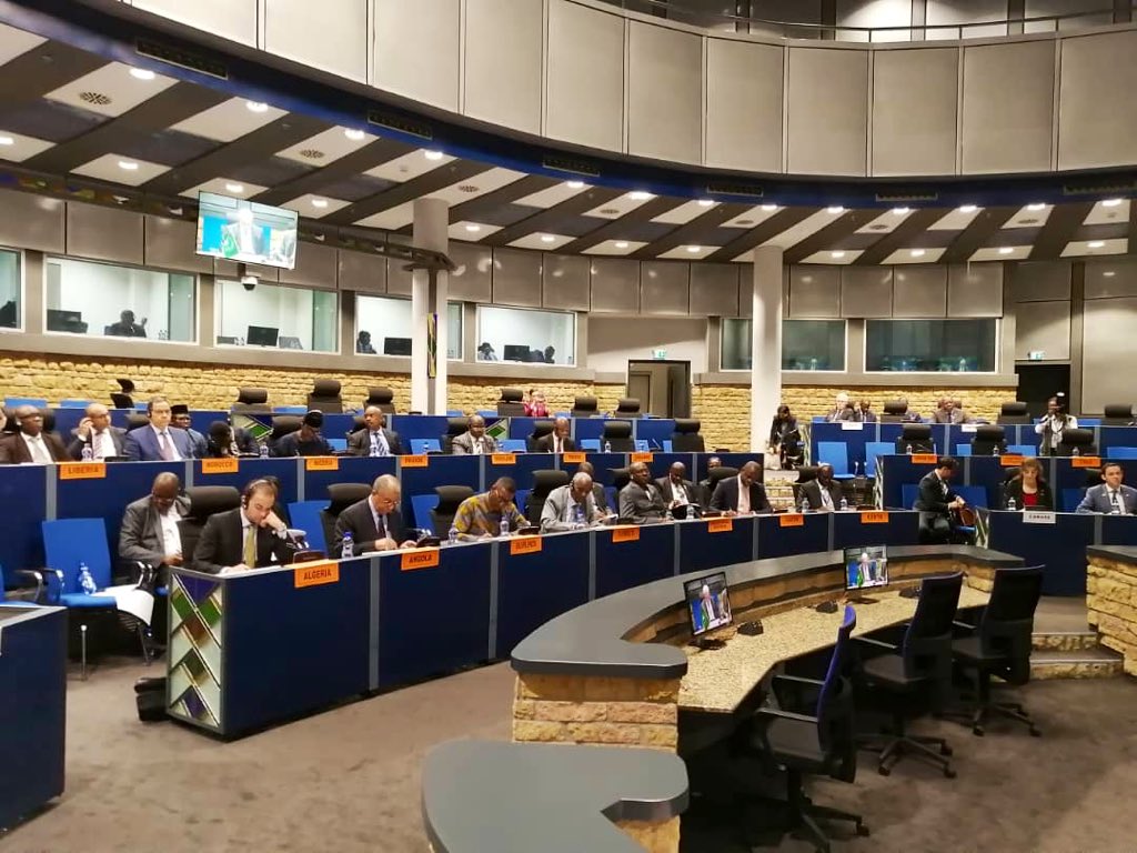 1. Chaired by #Algeria the #AU Peace and Security Council held today a joint consultative meeting with the <a href="/UN/">United Nations</a> #PeaceBuilding Commission (PBC) on conflicts prevention and peace Building. This session is part of the annual meeting between the two Bodies