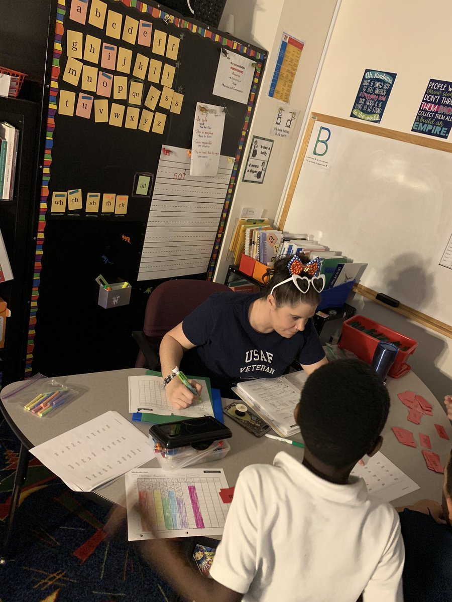 Veterans Day is extra special when your interventionist is one that we celebrate. Thank you, Ms. Lizz and all other veterans! <a href="/MonarchAACPS/">Monarch Glen Burnie</a> <a href="/AACountySchools/">AACPS</a> #AACPSAwesome #VeteransDay
