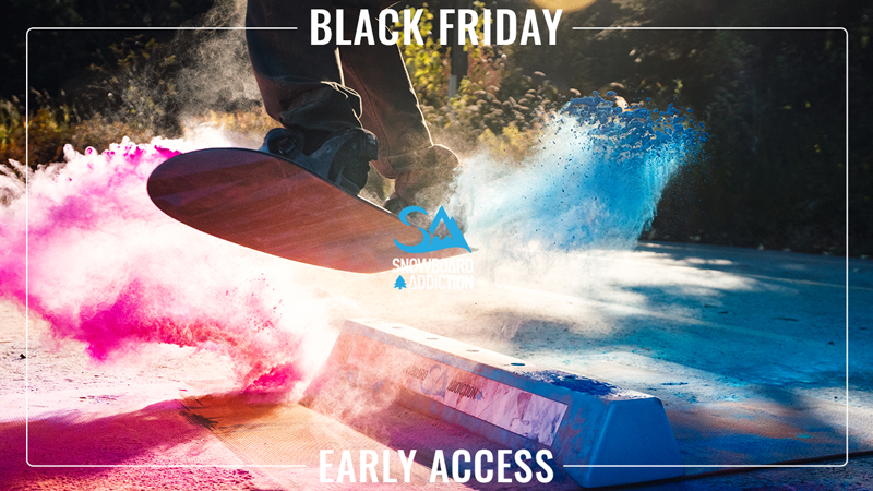 Bring colour to your riding this winter with our Black Friday Pre-Sale. Join our Newsletter today so that you can go BIG and save BIG with our best deals ever! snowboardaddiction.com/GetEarlyAccess