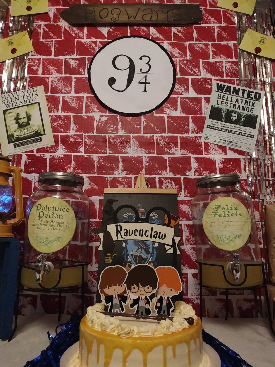 decoración cumpleaños harry potter