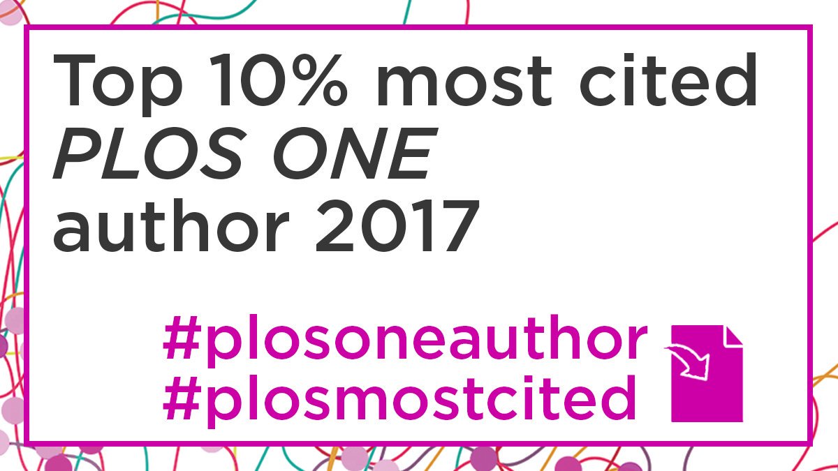 Our article is one of the @plosone most-cited papers of 2017! #plosmostcited #plosoneauthor journals.plos.org/plosone/articl…