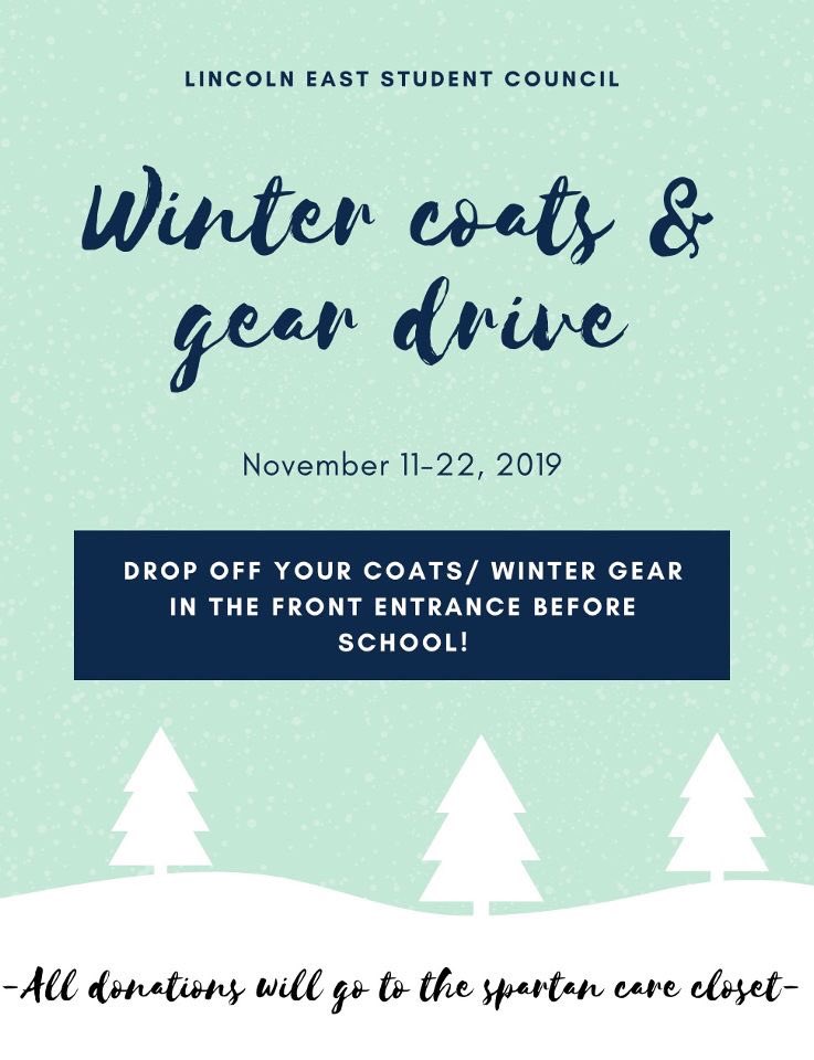 Donate your old coats this week Sparts!!