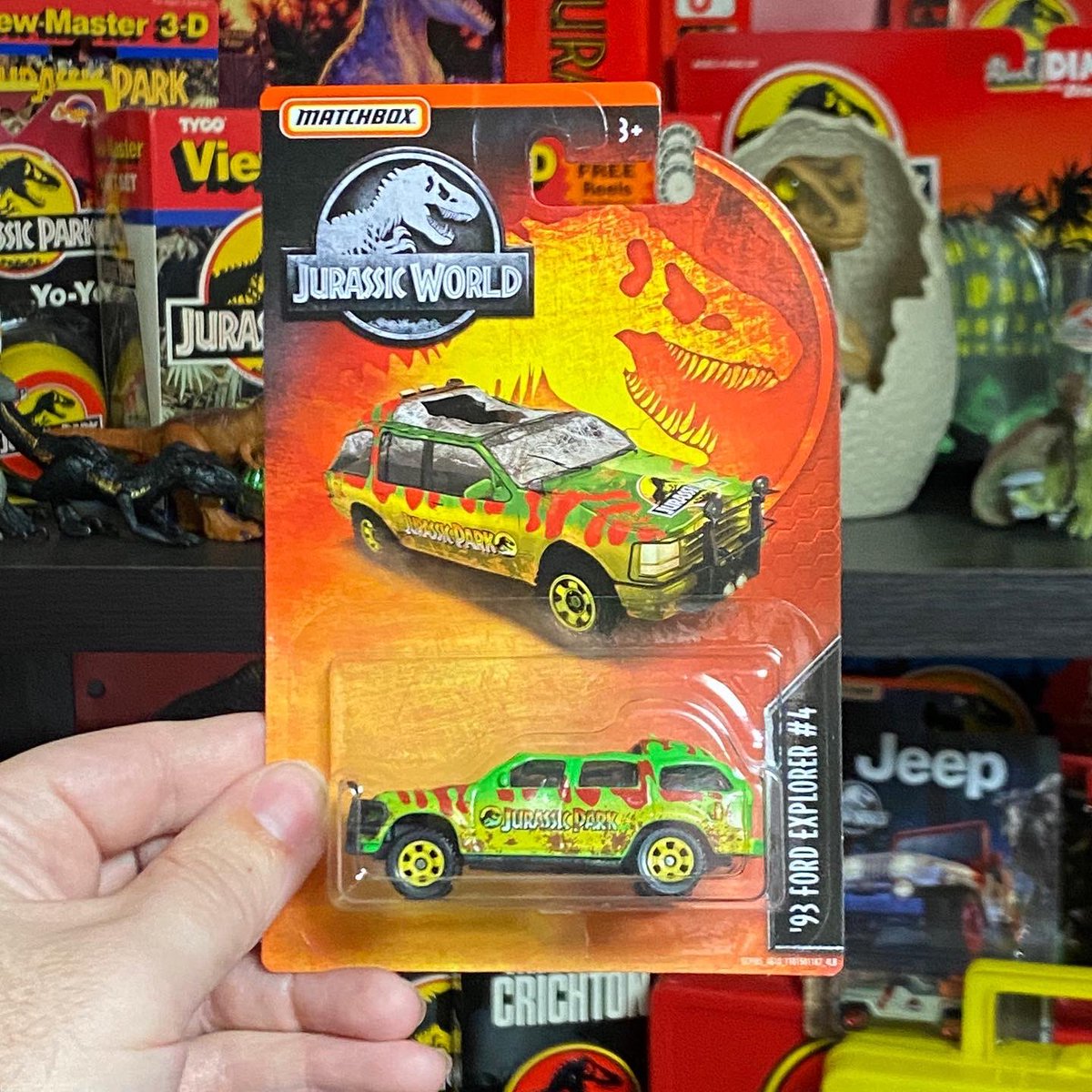 jurassic park ford explorer toy
