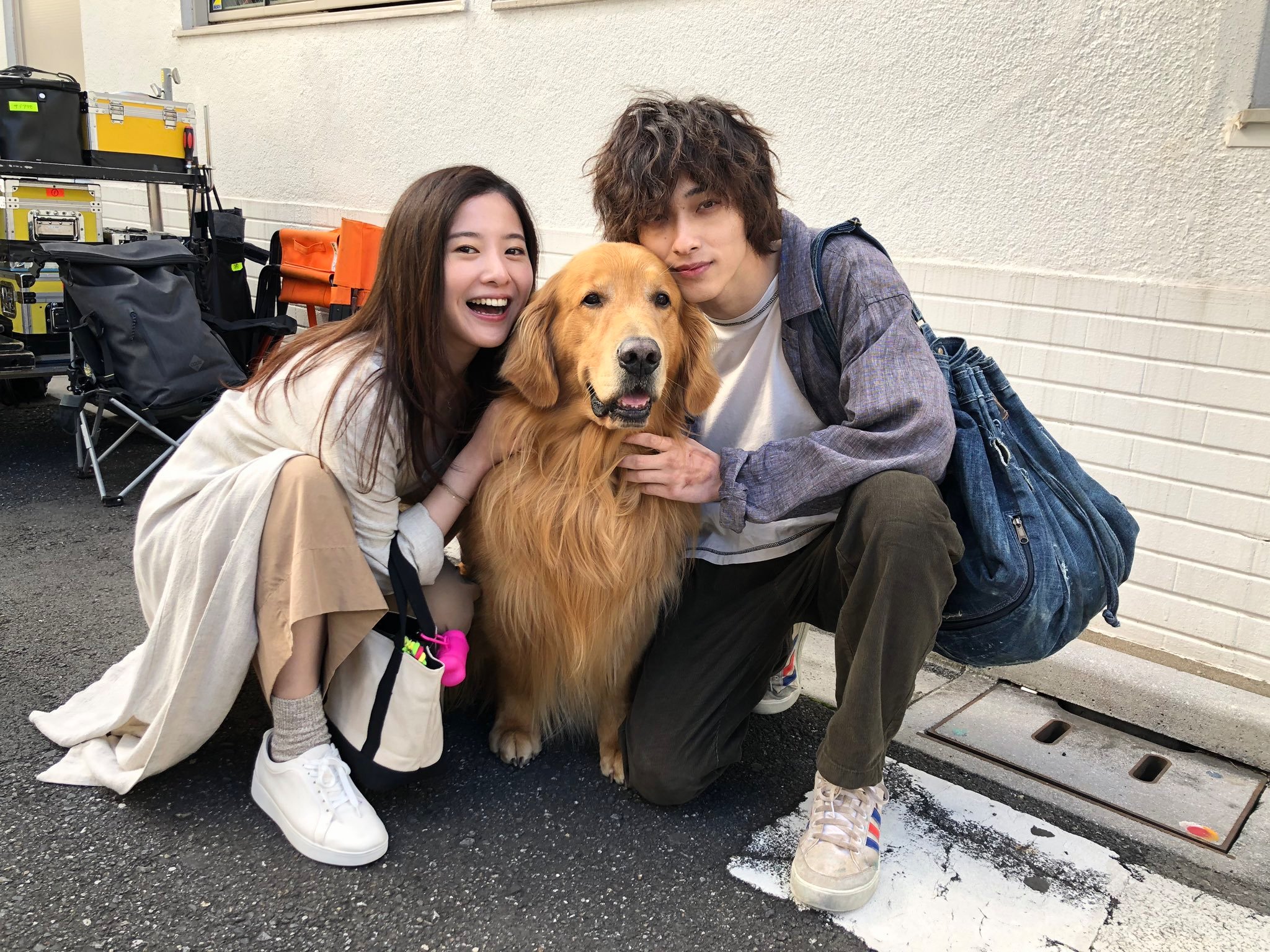 ʟᴀʟᴀɪɴᴇ Aibs2 Yoshitaka Yuriko And Yokohama Ryusei On Set Of Their Film Kimi No Me Ga Toikakete Iru They Re No Doubt The Perfect Actors For This Film
