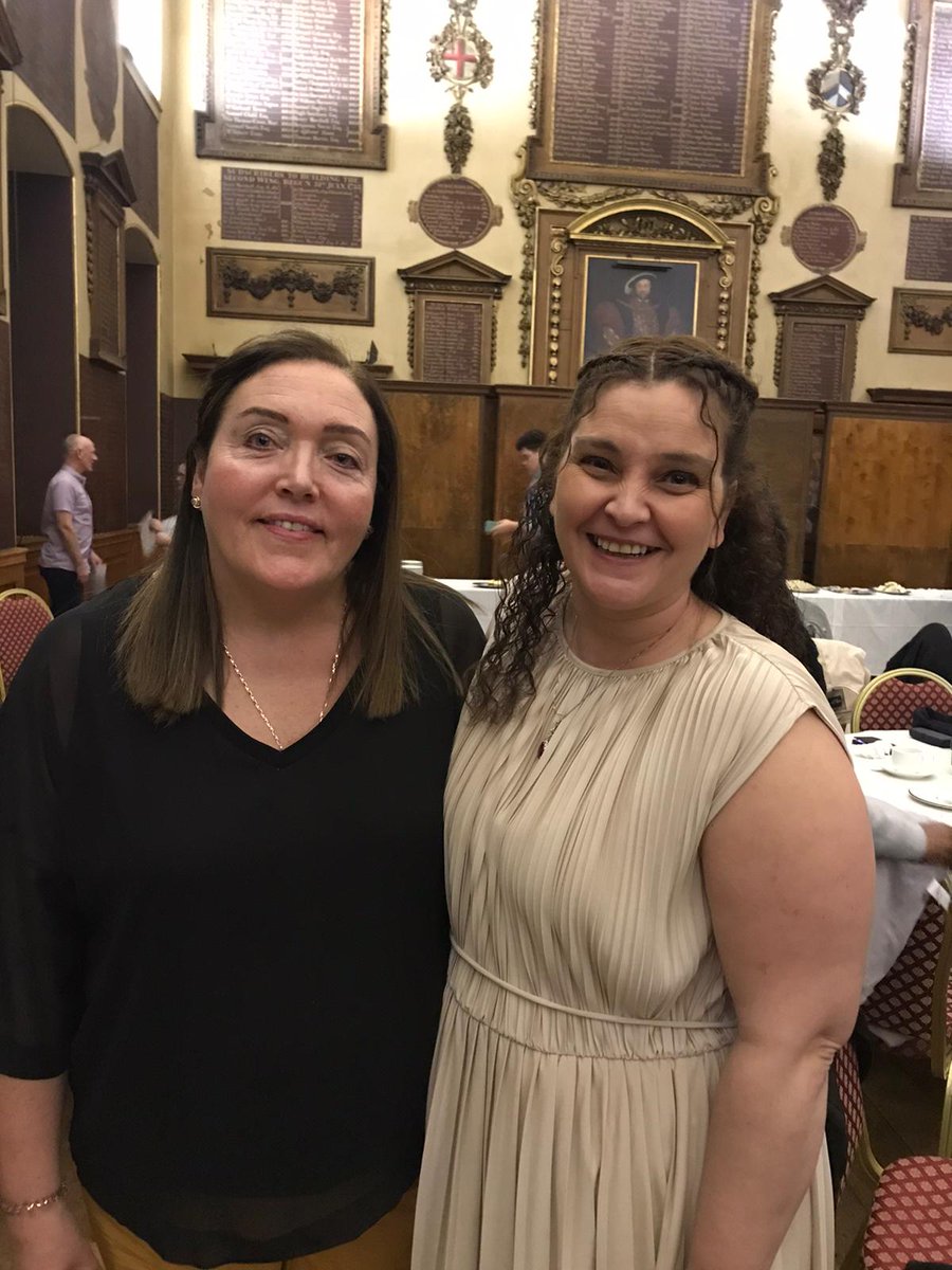 Mary from clinical site whipps cross and myself celebrating our long service award ♥️