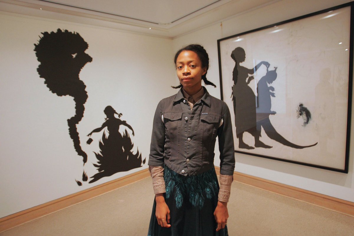 Kara Walker “Art means too much to me. To be able to articulate something visually is really important, I wanted to make work where the viewer wouldn’t walk away; giggle nervously, get pulled into history,into fiction,into something totally demeaning and possibly very beautiful”