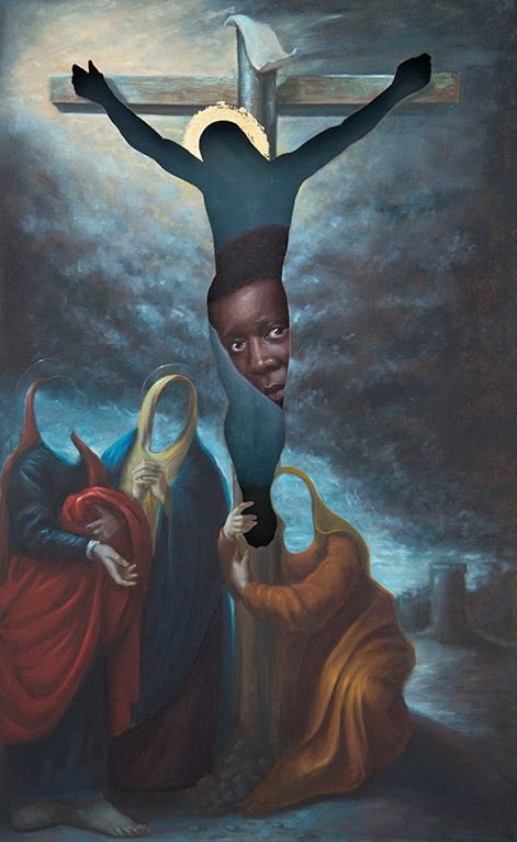 Titus Kaphar Kaphar’s works seeks to dislodge history from its status as the “past” in order to unearth its contemporary relevance. reconfiguring them into works that reveal unspoken truths about the nature of history and to investigate the power of a rewritten history.