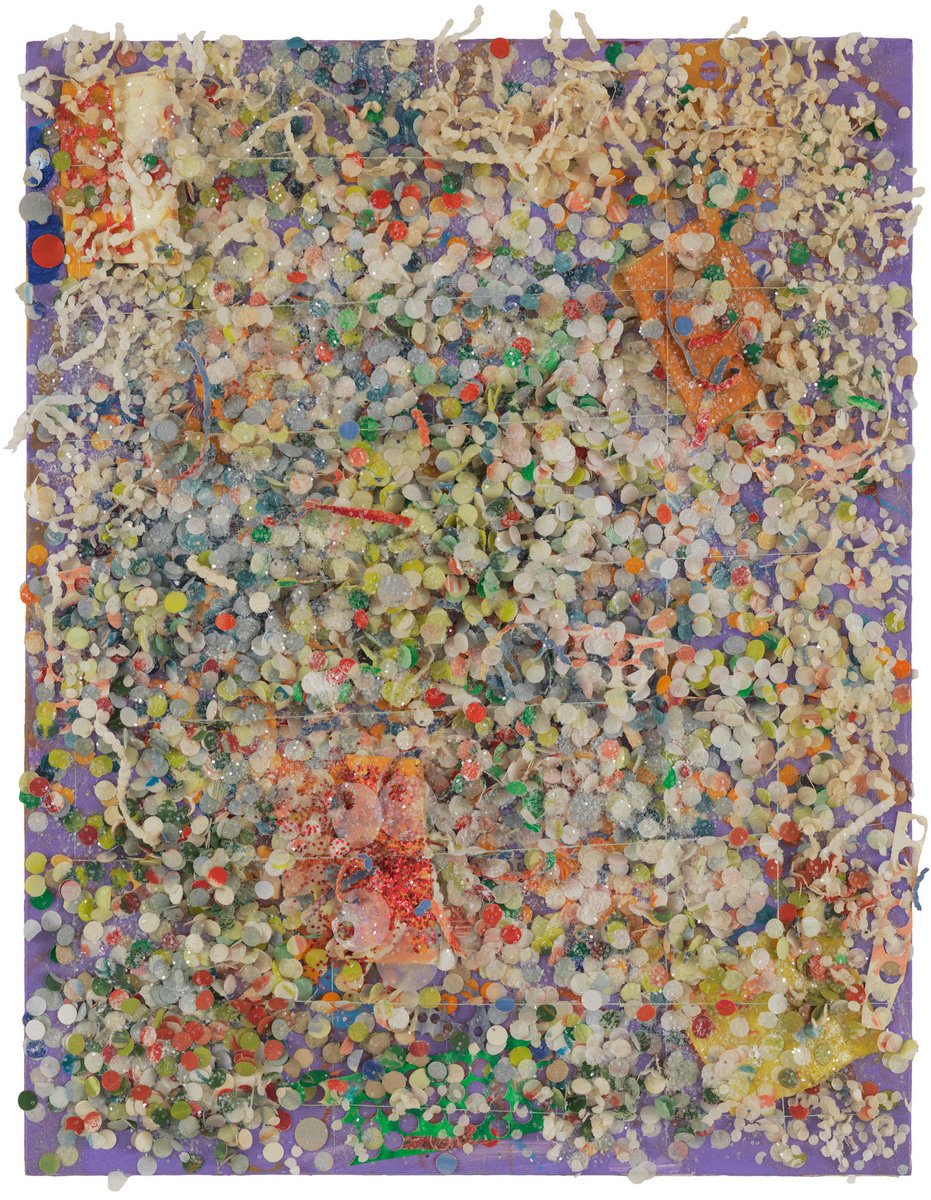 Howardena Pindell Pindell often employs lengthy, metaphorical processes of destruction/reconstruction. She cuts canvases in strips and sews them back together, building up surfaces in elaborate stages. Pindell reverts to these thematic focuses in order to address social issues.