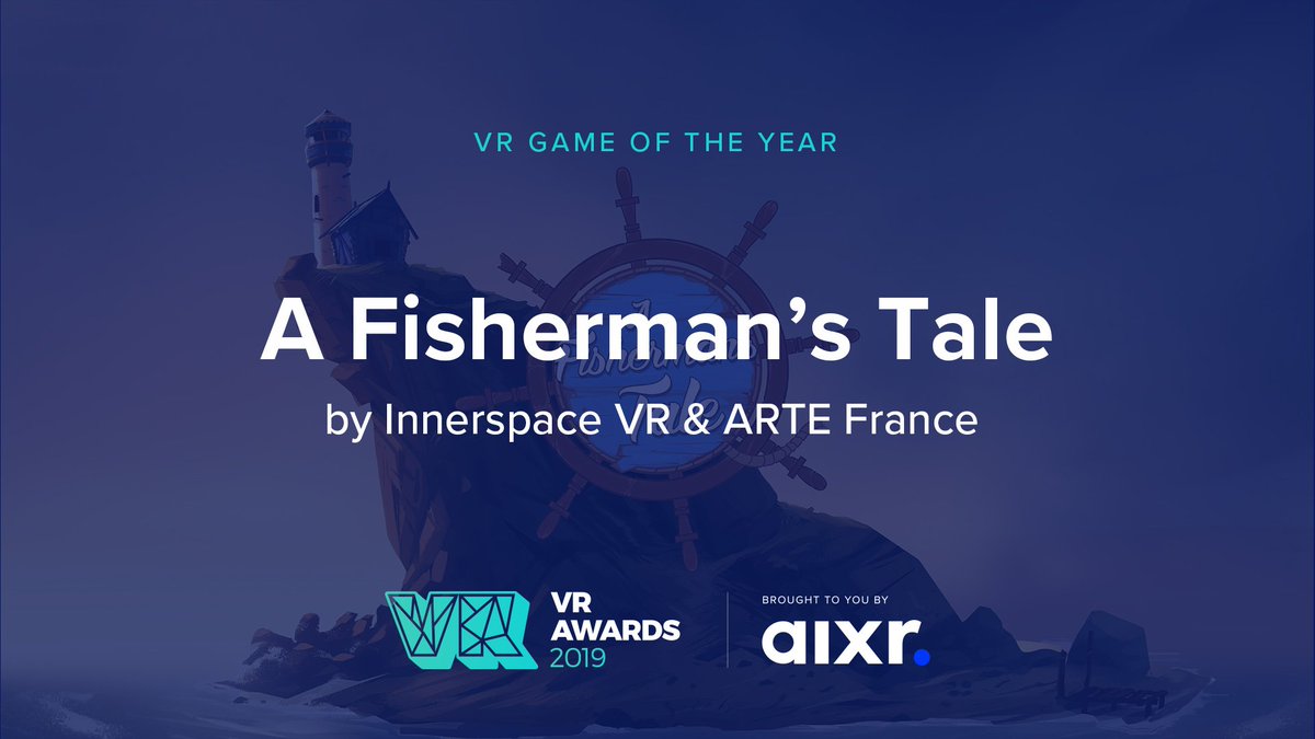 AIXR XR Awards (@vrawards) on Twitter photo Congratulations to A Fisherman's Tale on winning the VR Game of the Year Award! 🎉🎊 <a href="/InnerspaceVR/">Innerspace</a> Congratulations to A Fisherman's Tale on winning the VR Game of the Year Award! 🎉🎊 <a href="/InnerspaceVR/">Innerspace</a>