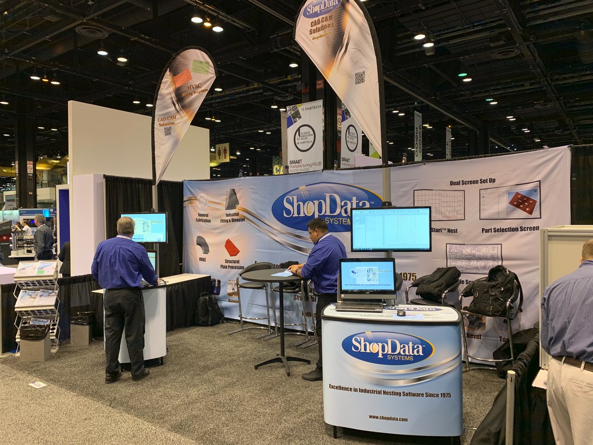 ShopData360's tweet photo. Please stop by our booth to see the new 4.2 version of our software. We listened to our customers and developed our new User Interface with improving productivity in mind.  #fabtech2019 #FABTECH https://t.co/DtFQGi11Av