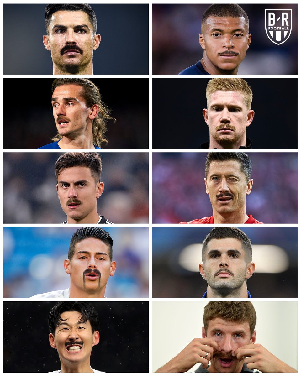 If footballers did #Movember 👨