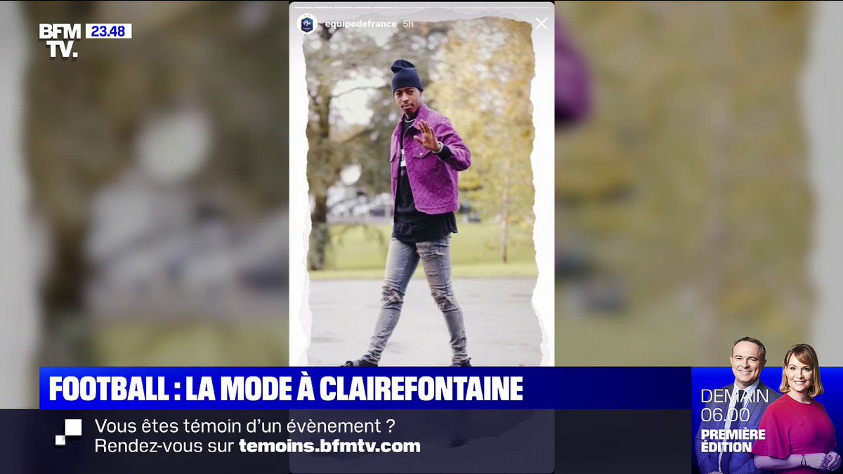 L'arrivée des Bleus à Clairefontaine ressemble de plus en plus... à la Fashion Week @jeanne_daudet