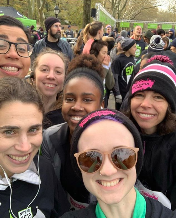 WritopiaLab's tweet photo. We had such a fun time yesterday at our #runtowrite 5k!! There is still time for us to collect rdonations for our scholarship writers, particularly to fund spots for our transformative #sleepaway #camp, WriCampia. https://t.co/QVw91zikdL https://t.co/SfrHKM2cUG