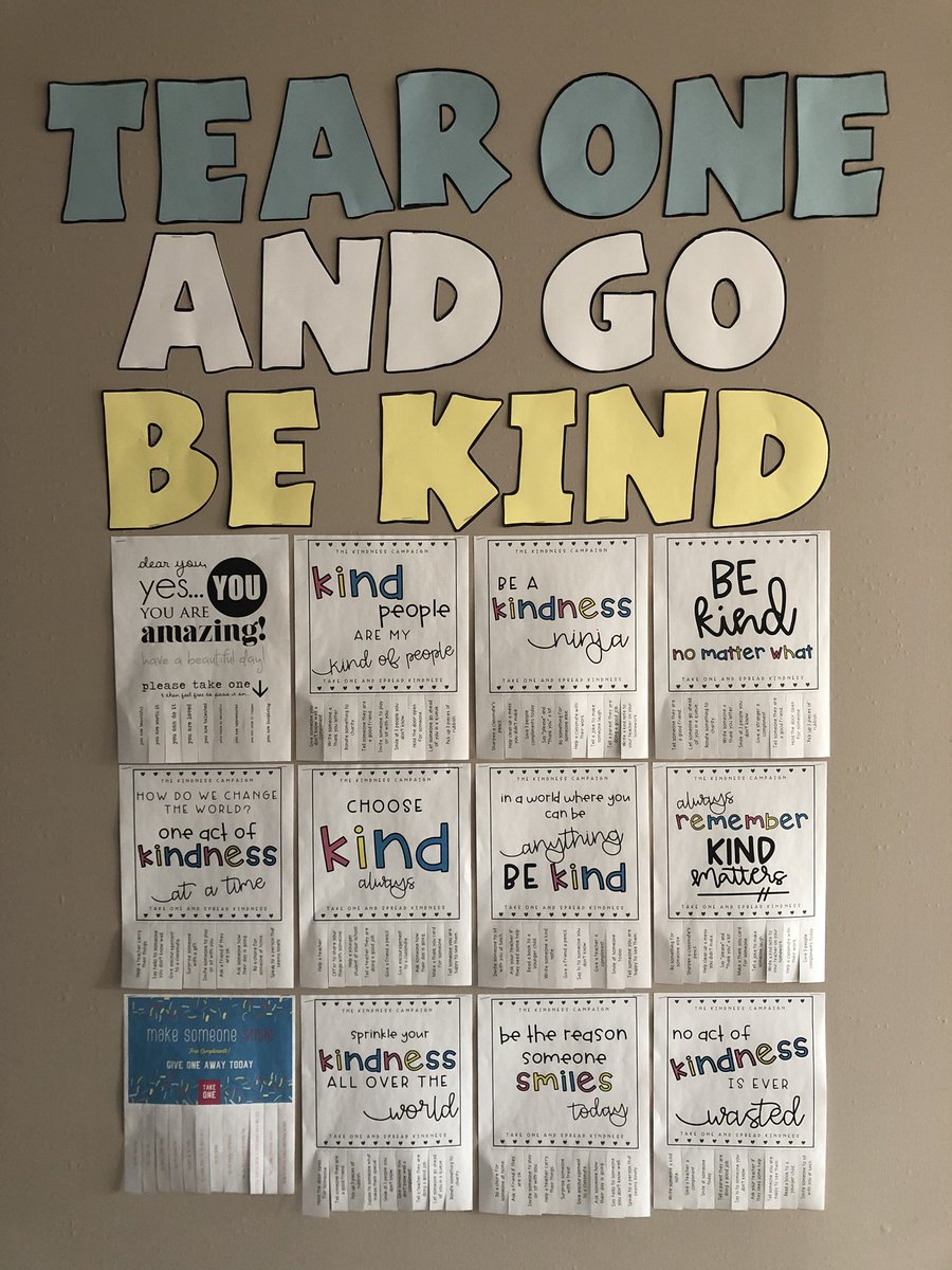 MsPattiFSE's tweet photo. We are ready for Kindness Week! Don’t forget to get Krazy for Kindness tomorrow! https://t.co/W5NCC3pewk