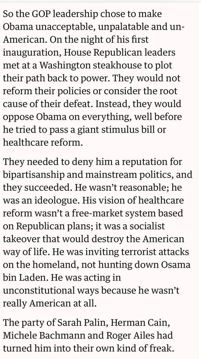 Stop. Acting.  Brand.  New.  https://www.theguardian.com/commentisfree/2016/aug/09/gop-tried-sink-obama-imploded-extremism  #RobbedByRacism  #ThisIsAmerica  #GOPObstruction