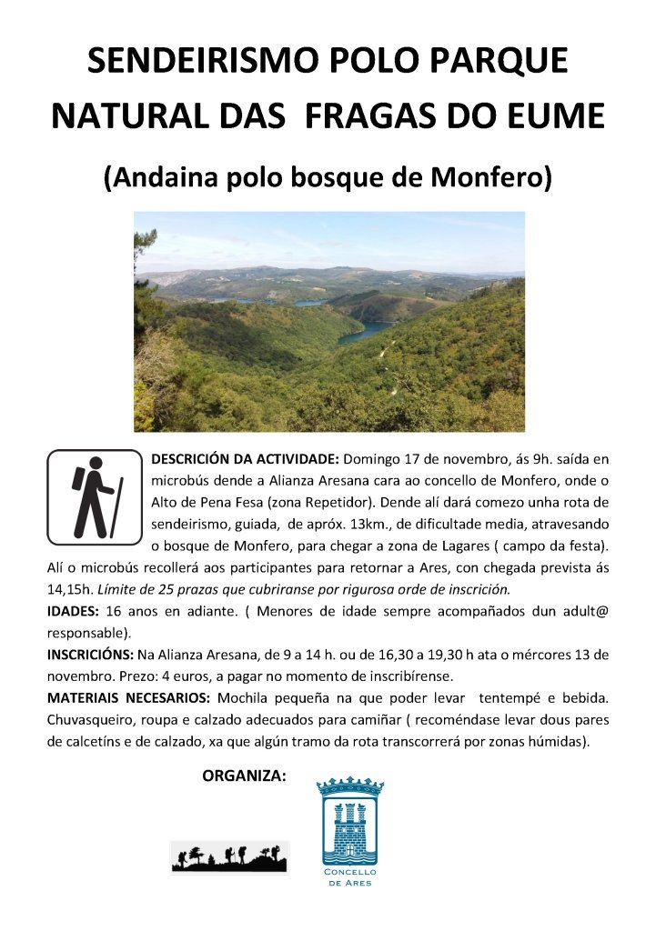 ConcellodeAres's tweet photo. ℹ️ #Sendeirismo polo Parque Natural das Fragas do Eume (Andaina polo bosque de Monfero)
#ConcellodeAres #SENDAres #FragasdoEume #ConcellaríadeDeportesAres
+Información: 👇
https://t.co/G0gedx36wt https://t.co/tO43ak8xsc