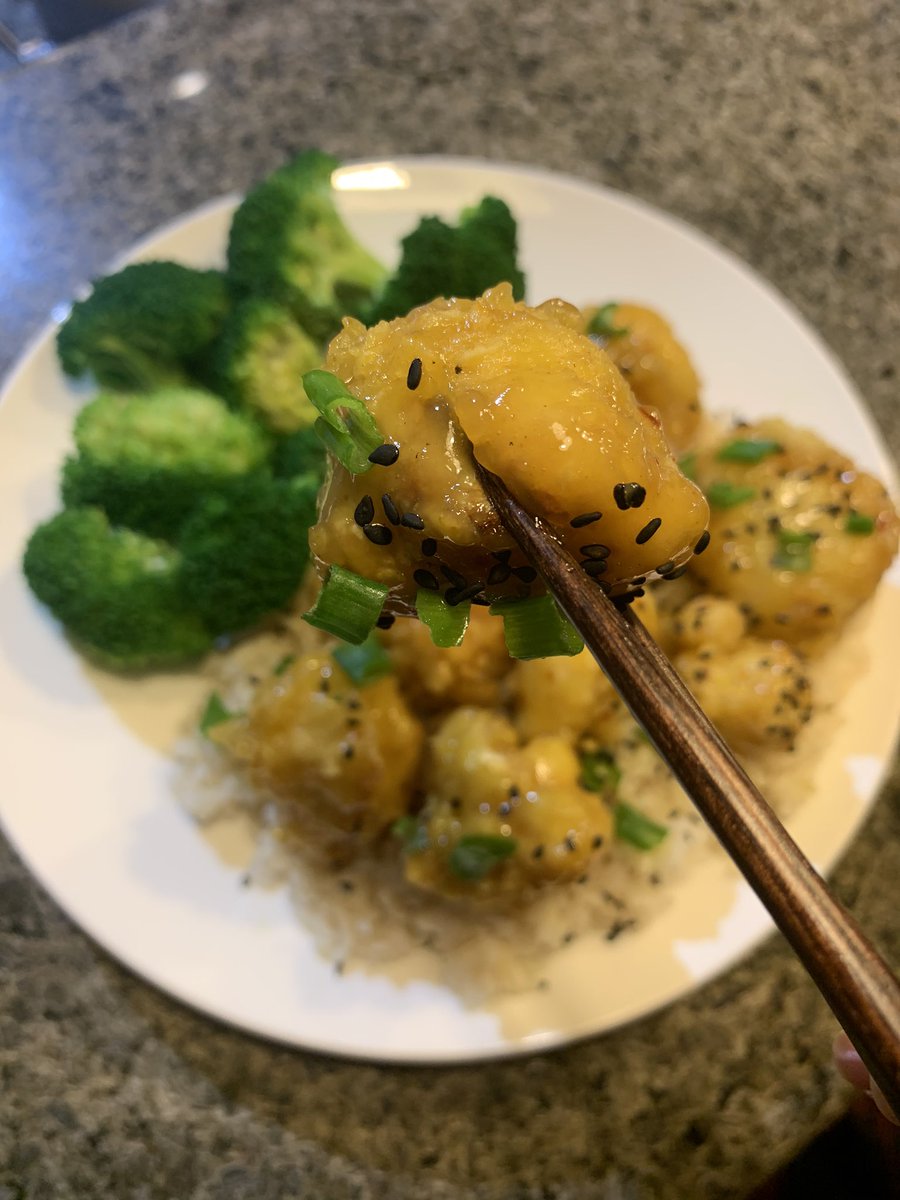 First time trying and making Orange Cauliflower 