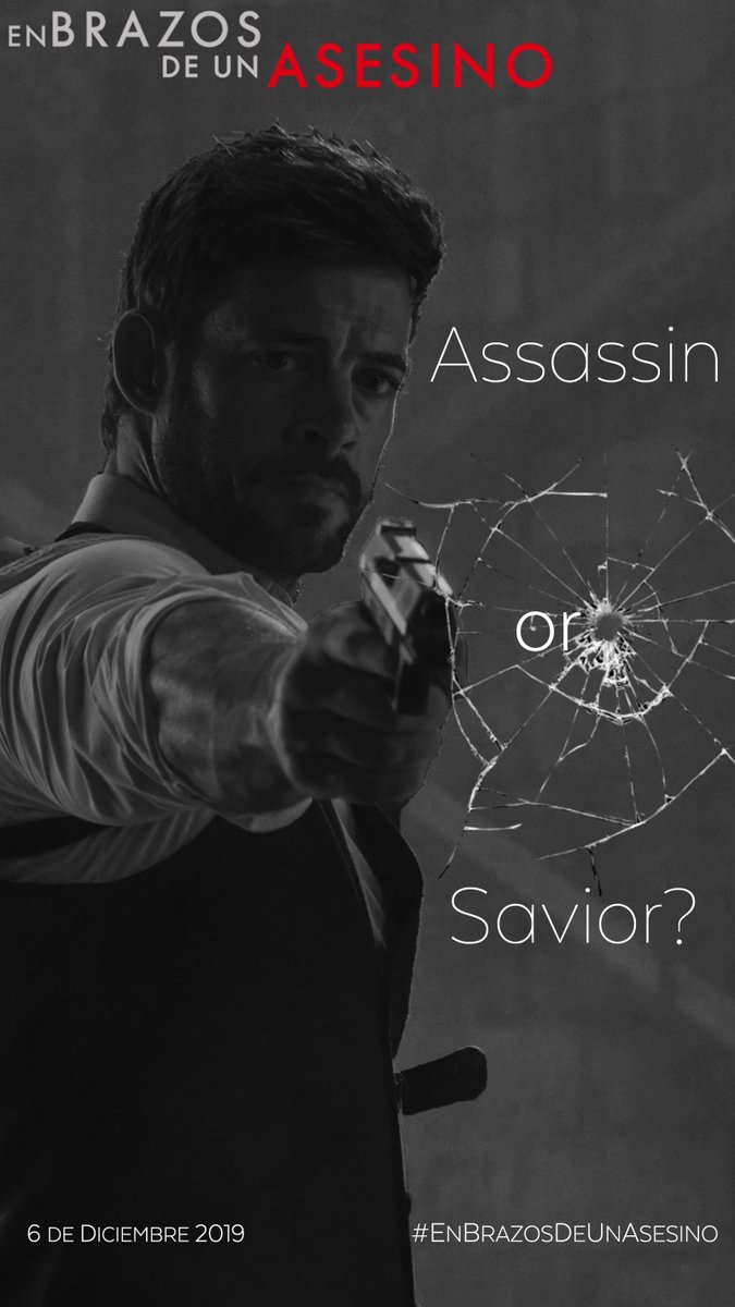 PantelionFilms's tweet photo. Un asesino debe decidir: ¿terminar su trabajo o seguir su código? @willylevy29, @AliciaSanz_, @Adrian_Lastra, y @robertososamx protagonizan #EnBrazosDeUnAsesino. Solo en cines el 6 de Diciembre. https://t.co/H54wGZGvry