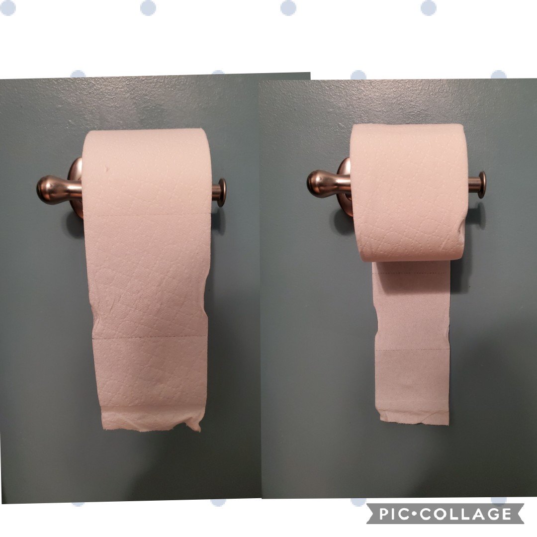CharlieBatch16's tweet image. I need help!!! Im trying to prove a point in the house. Do you all #rollover or #rollunder with toiler paper? Retweet for over the top, Like for underneath.