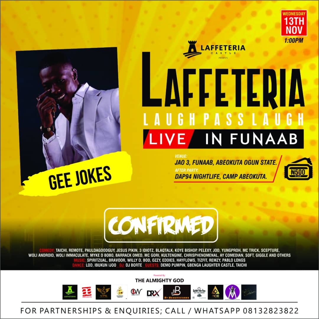 badmus_fazaz's tweet photo. GEE JOKES @Dayodman14
One of UI finest
One of Ibadan finest
Making waves in the ancient town
#LAFFETERIA19 is not here to joke!!! #laffeteria https://t.co/2WQcEZZHVI