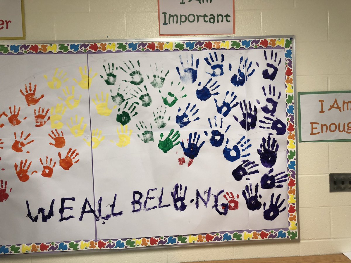 StonebridgePS's tweet photo. As a school we are committing to the well-being, mattering and belonging for all. #wellbeing #mattering #belonging #inclusivedesignED https://t.co/oDvsrNOybw