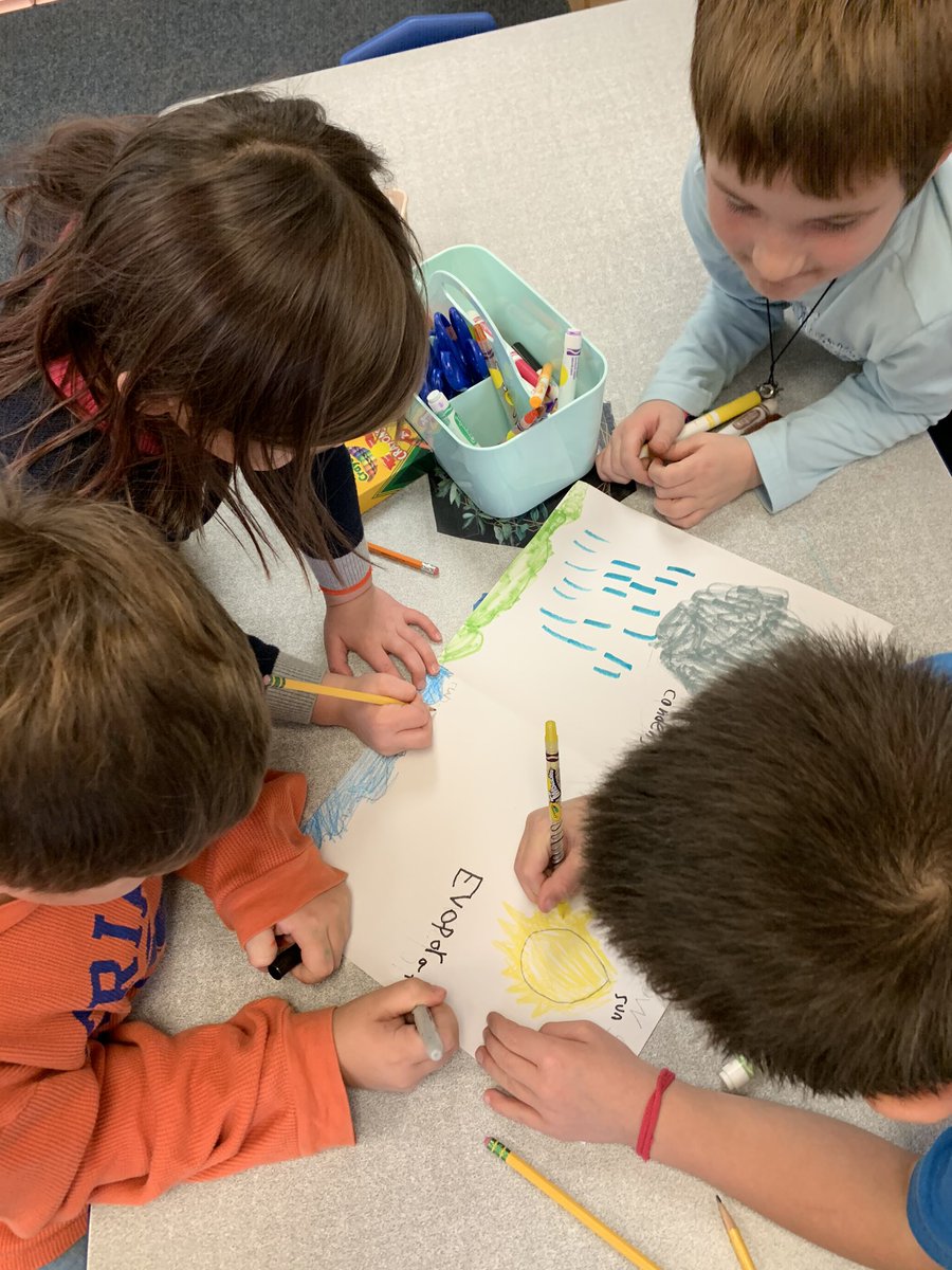 BassettsFirsts's tweet photo. We have been learning about the water cycle! Today we worked in small groups to recreate our own diagram of the water cycle.
#csdvt #csdscience #umschamps #iteachfirst https://t.co/y3Fp0XXZlE