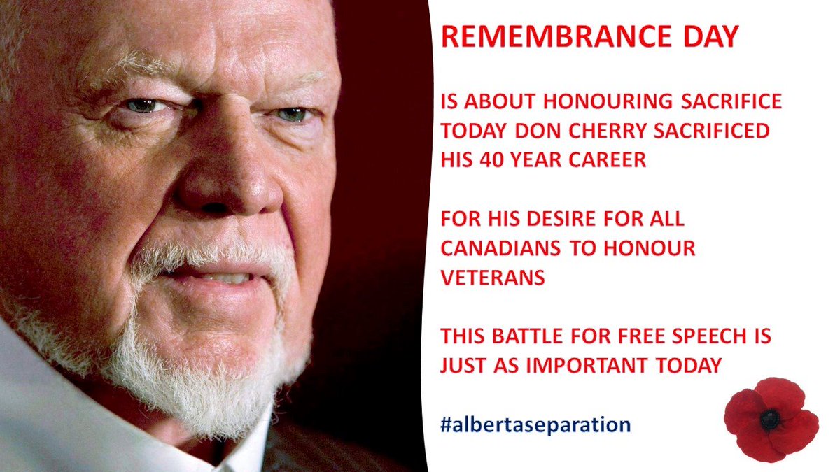 albertaseparate's tweet photo. Retweet if you agree

#albertaseparation
#IStandWithDonCherry https://t.co/eRefIWR1Ay