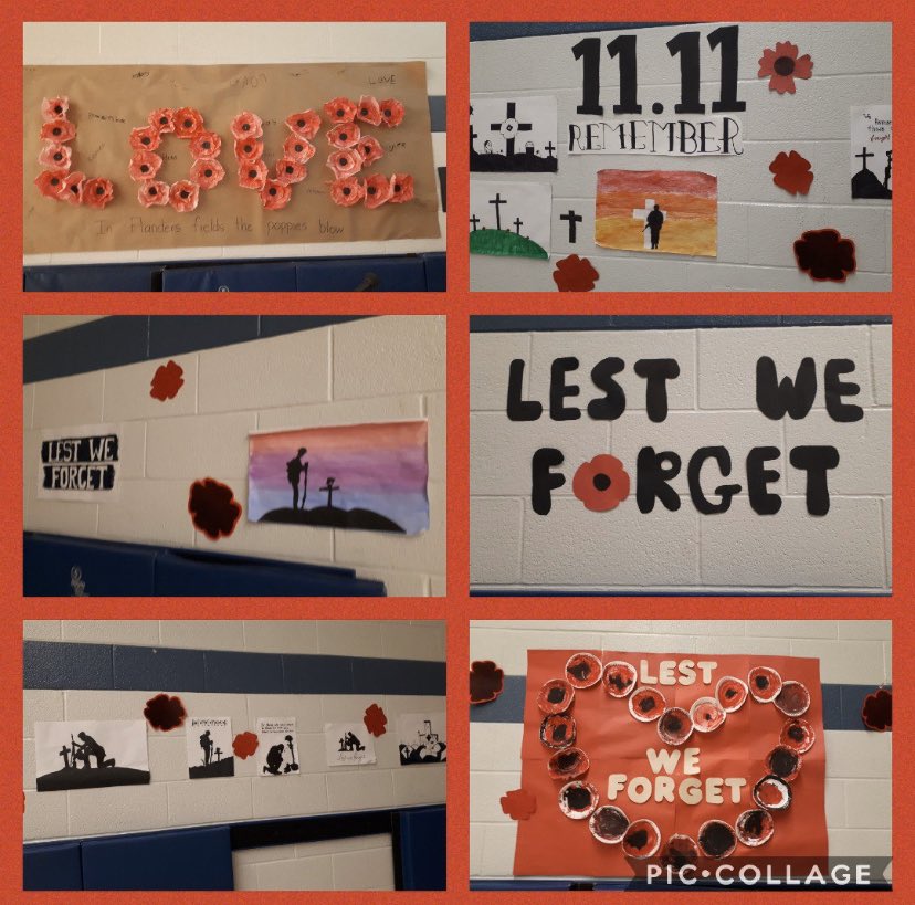 Mrs_Pastore's tweet photo. “Lest We Forget” Commemorating & paying respect to all of those who fought for our country❤️🙏🏼 Proud of our intermediates who led the rest of the school in prayer and reflection! @StJoachimDPCDSB @MlleMolinaro @mrsGRusso @Ms_Lugtu @LearningwithMrW #MrFerrari #MrsPetruccelli https://t.co/AkPzBSxVjv