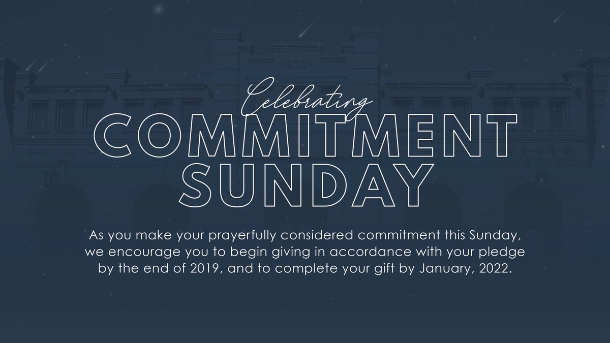 Did you miss Commitment Sunday? You can still turn in Commitment forms online or at worship services this Sunday!

Online Commitment Form: rpc.fm/commitment

If you have questions, please contact Executive Pastor, Alan Michael, at alan@rpcstaff.org.
