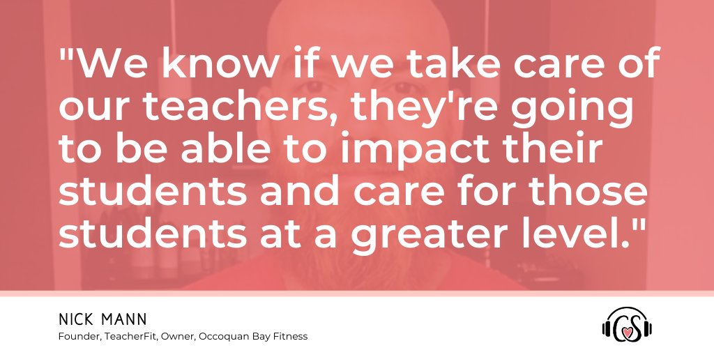 CharacterStrong's tweet image. In case you missed it this morning, here's the latest podcast with Nick Mann, founder of TeacherFit, an online health and wellness program for educators. buff.ly/2CsAbT1 @TeacherFit19