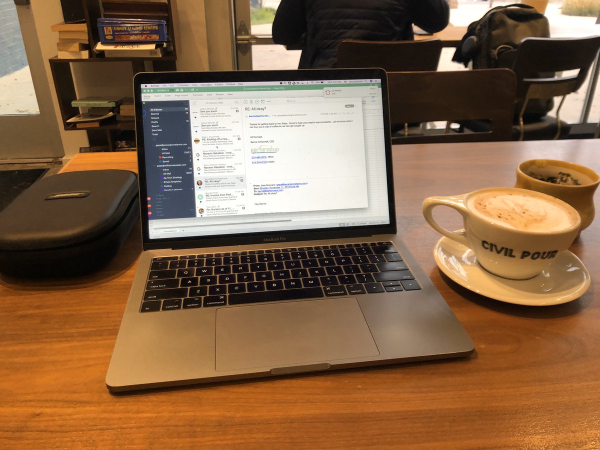 Mobile office this afternoon. Loved it.  Will come back after hours with my growler🍺.  <a href="/CivilPourTX/">Civil Pour Coffee + Beer</a>