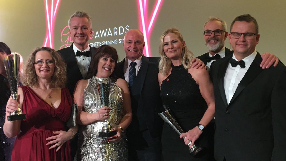 rowson_gary's tweet photo. So proud of my Team, bringing home 3 Awards from this Year’s Sales Conference... @mrsluckyjonez with Watch Store of the Year @AnnmarieRosex with Voice of the Customer Award & Phaedra Short with Sales Star of the Year! Well done all !! @MlcSignetUK #STB19 #2019MLC @adamp345 https://t.co/dTFgy755FV